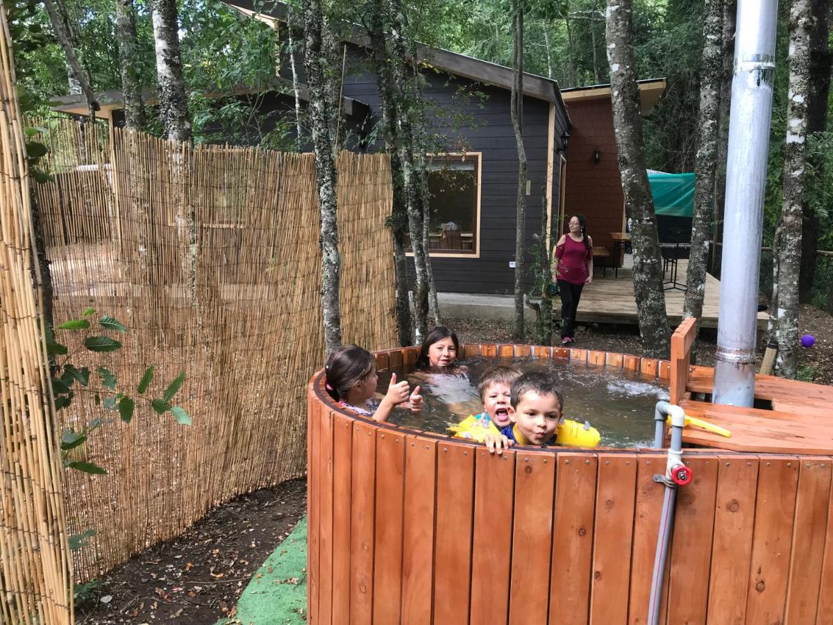 Cabanas Bosques De Loncotraro Villarrica Bagian luar foto